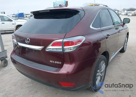 2015 Lexus Rx 350 z USA, uszkodzony, nr VIN 2T2BK1BA9FC306445